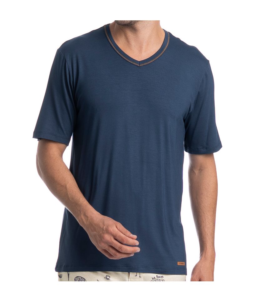 Pijama Curto Masculino Mediterrâneo - Imagem 5 - Desktop