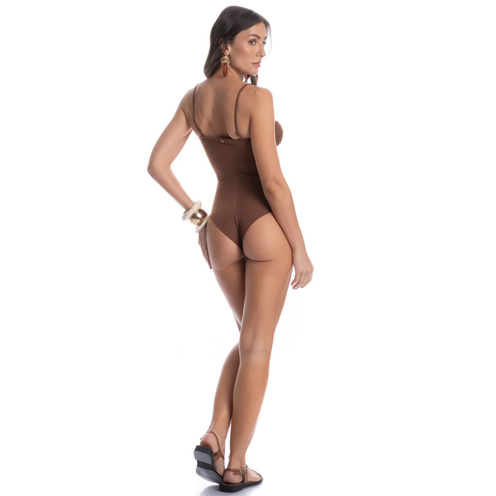 Maiô Corset Slim Capuccino - Imagem 4 - Mobile