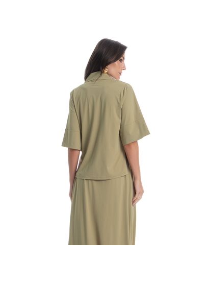 Camisa Feminina Curta Malaga - Imagem 2 - Desktop