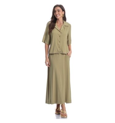 Camisa Feminina Curta Malaga - Imagem 3 - Mobile
