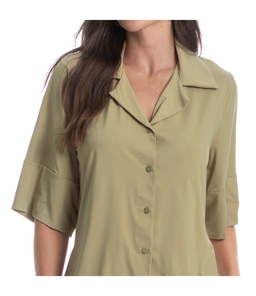 Camisa Feminina Curta Malaga - Imagem 5 - Desktop
