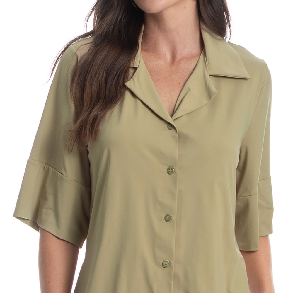 Camisa Feminina Curta Malaga - Imagem 5 - Mobile
