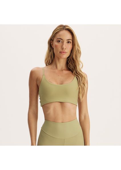 Top Feminino Light Nadador Lunge Vivame Verde - Imagem 1