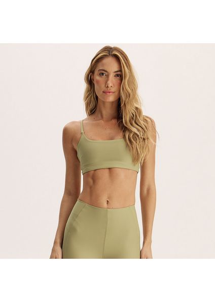 Top Feminino Light Paralelo Slate Vivame Verde - Imagem 1