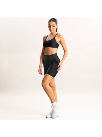 Shorts Médio Curve Shape Com Bolso Run Vivame - Imagem 3 - Desktop
