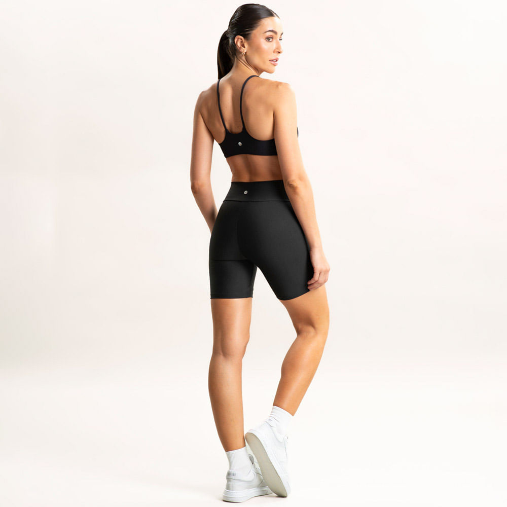 Shorts Médio Curve Shape Com Bolso Run Vivame - Imagem 4 - Mobile