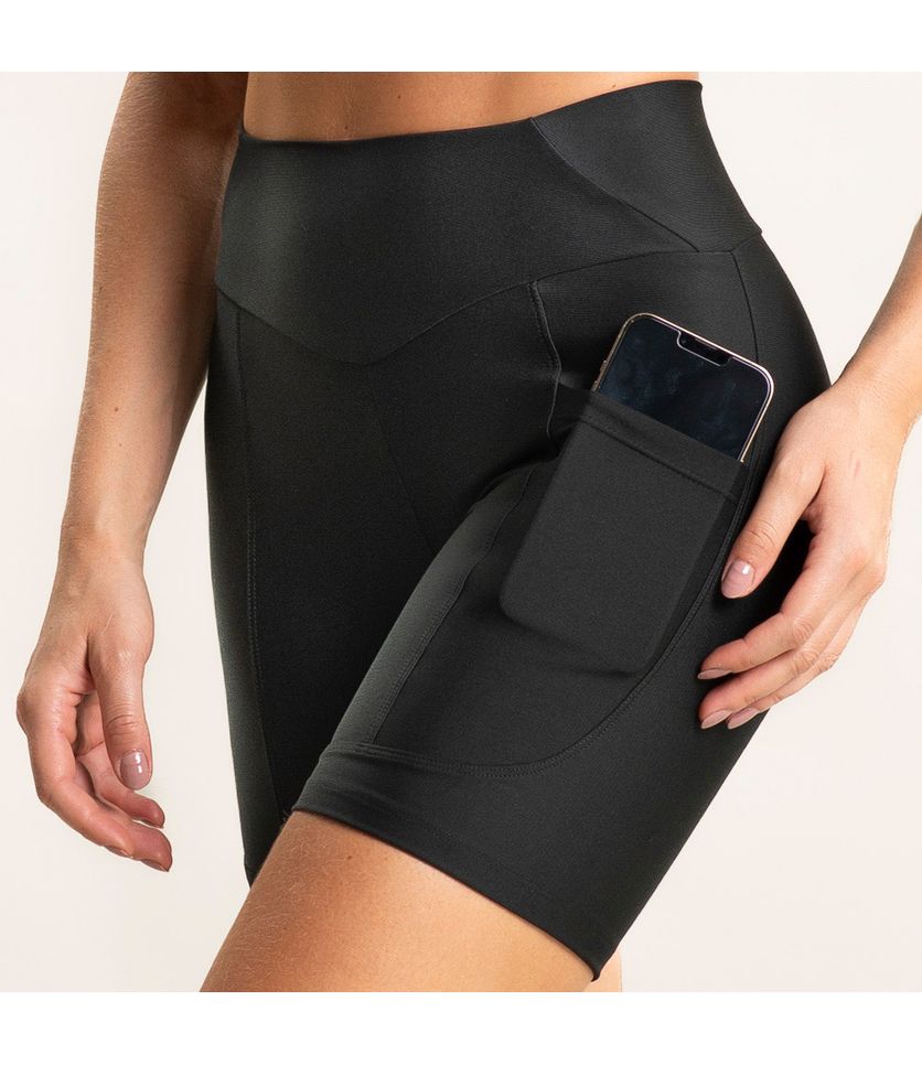 Shorts Médio Curve Shape Com Bolso Run Vivame - Imagem 5 - Desktop