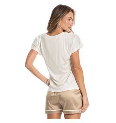 Pijama Feminino Curto Com Bolso Siena - Imagem 2 - Mobile