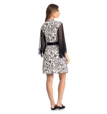 Robe Curto Com Renda Thaís - Imagem 4 - Mobile