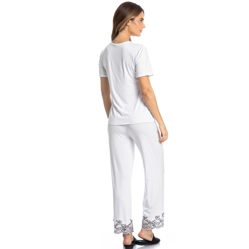 Pijama Feminino Capri Selene - Imagem 4 - Mobile