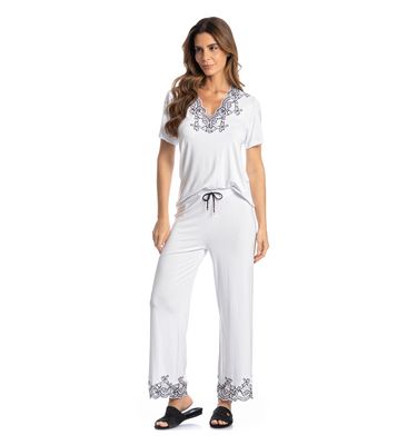 Pijama Feminino Capri Selene - Imagem 3 - Mobile