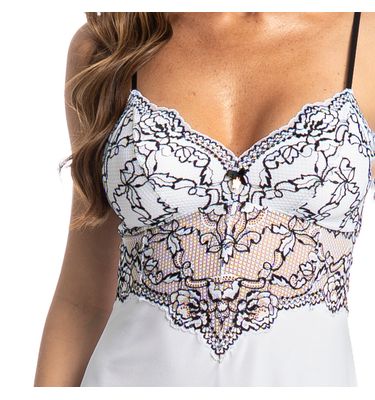 Camisola Com Renda Eliana Selene - Imagem 5 - Mobile