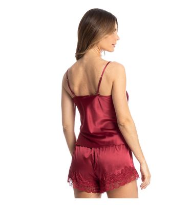 Short Doll Mini Com Renda Violeta - Imagem 2 - Mobile