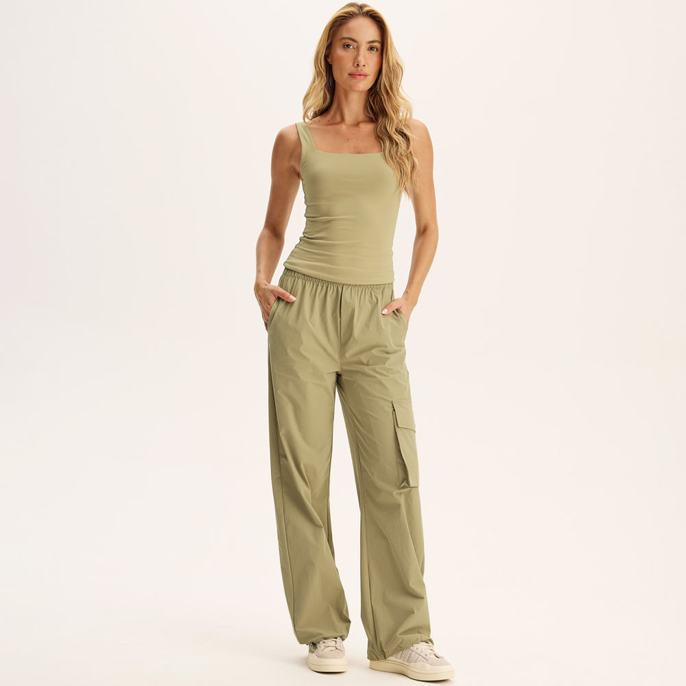 Regata Feminina Squareneck Contour Vivame - Imagem 3 - Mobile