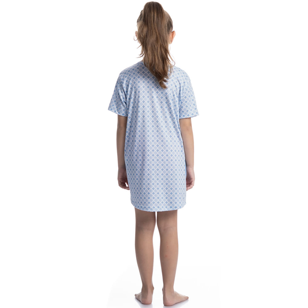 Camisão Curto Infantil Cats - Imagem 4 - Mobile