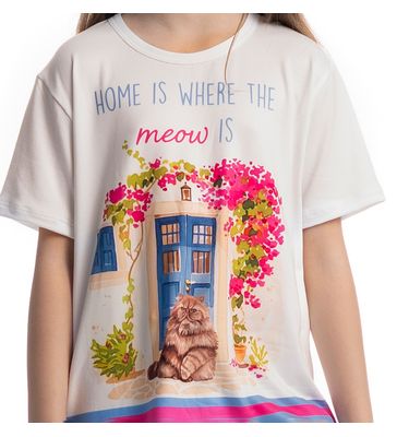 Pijama Curto Infantil Cats - Imagem 5 - Mobile