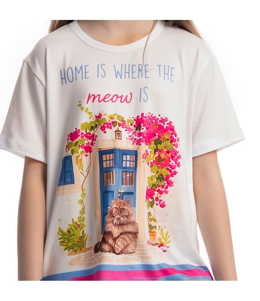 Pijama Curto Infantil Cats - Imagem 5 - Desktop