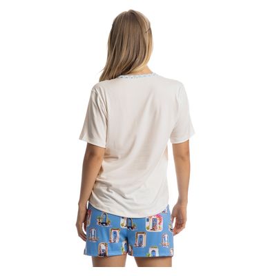 Pijama Curto Cats - Imagem 2 - Mobile