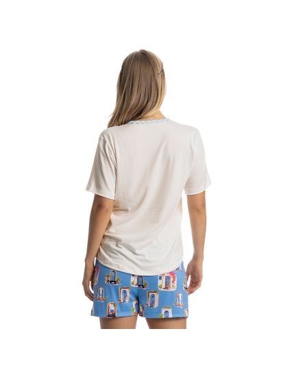 Pijama Curto Cats - Imagem 2 - Desktop