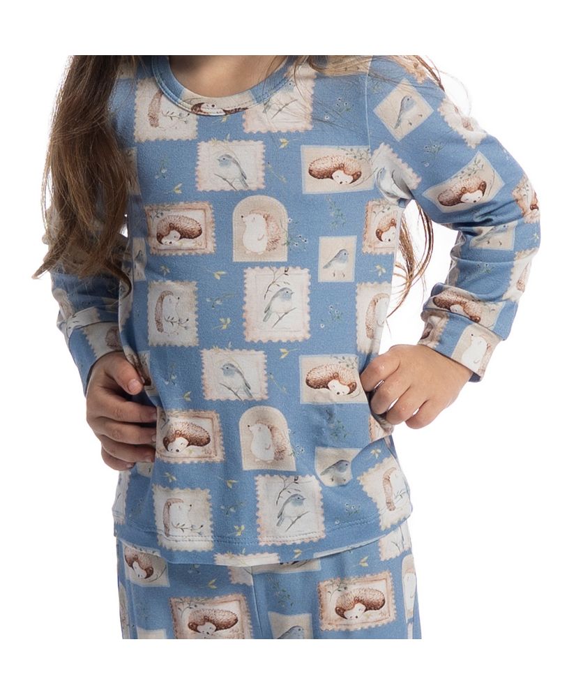 Pijama Infantil Longo Forest - Imagem 2 - Desktop