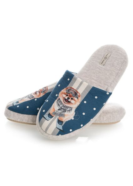 Chinelo Em Microsoft Lyla Ski Azul-2 - Imagem 1