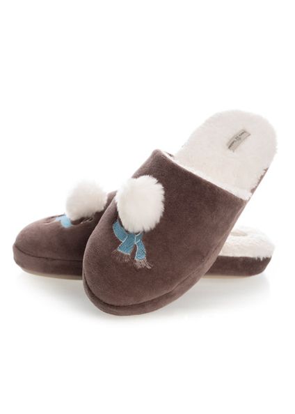 Chinelo Soft Teddy Bege - Imagem 1