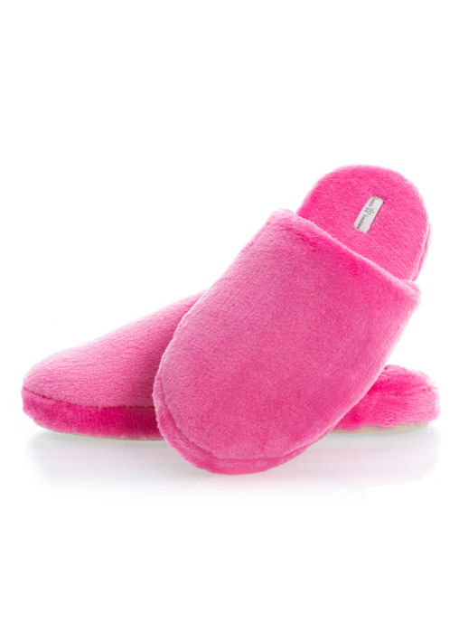 Chinelo Em Fleece Colors Easy Rosa-2 - Imagem 1