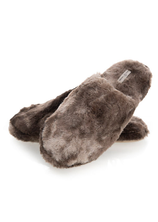 Chinelo Fluffy Easy Bege - Imagem 1
