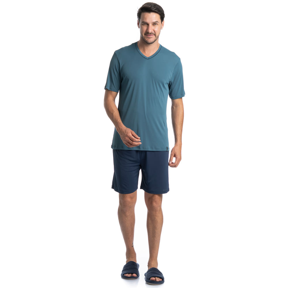 Pijama Masculino Curto Matheus Tombini - Imagem 3 - Mobile
