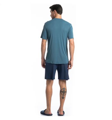 Pijama Masculino Curto Matheus Tombini - Imagem 4 - Mobile