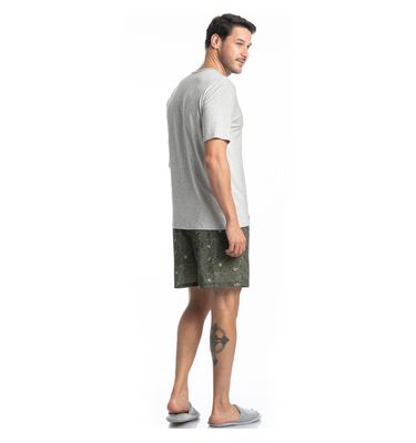 Pijama Masculino Curto Henri Tombini - Imagem 4 - Mobile