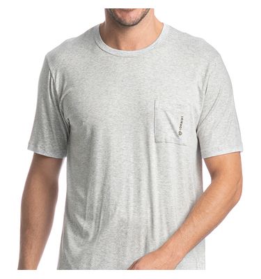 Pijama Masculino Curto Com Bolso Henri Tombini - Imagem 5 - Mobile
