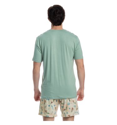 Pijama Masculino Curto Peter Pan - Imagem 2 - Mobile