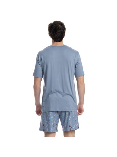 Pijama Masculino Curto Chapeleiro - Imagem 2 - Desktop