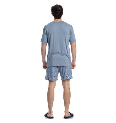 Pijama Masculino Curto Chapeleiro - Imagem 4 - Mobile