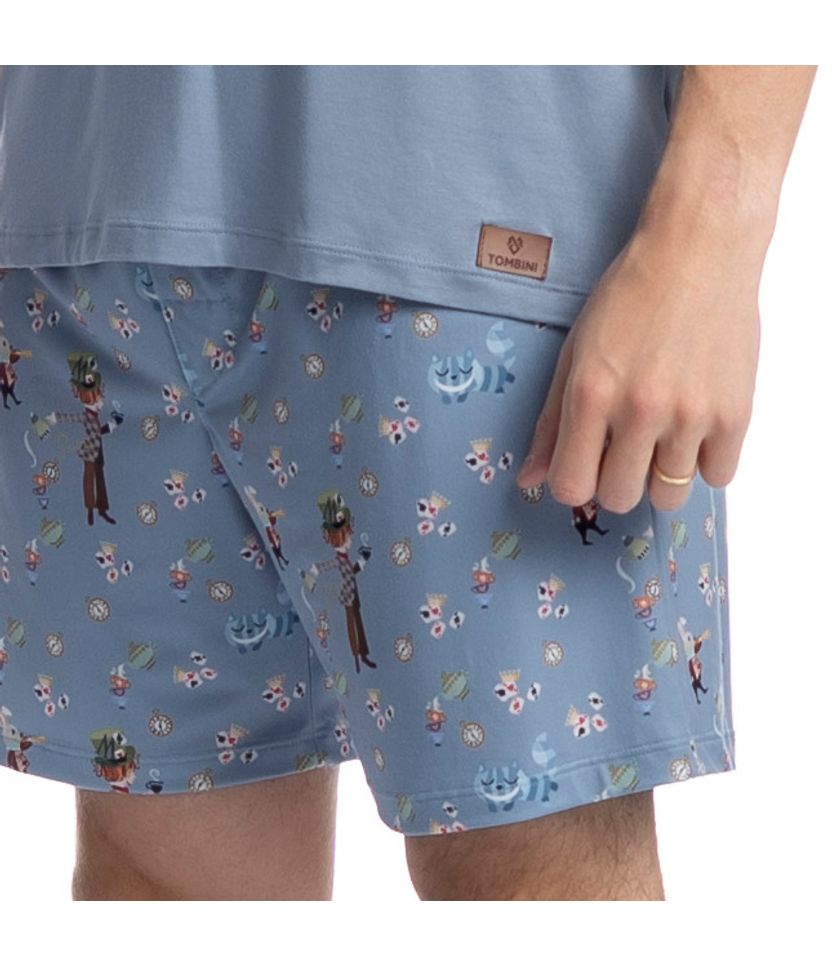 Pijama Masculino Curto Chapeleiro - Imagem 5 - Desktop