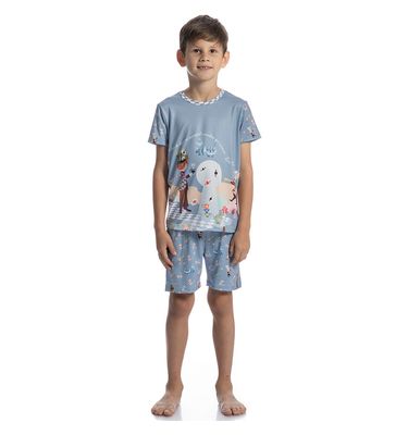 Pijama Infantil Curto Chapeleiro - Imagem 3 - Mobile