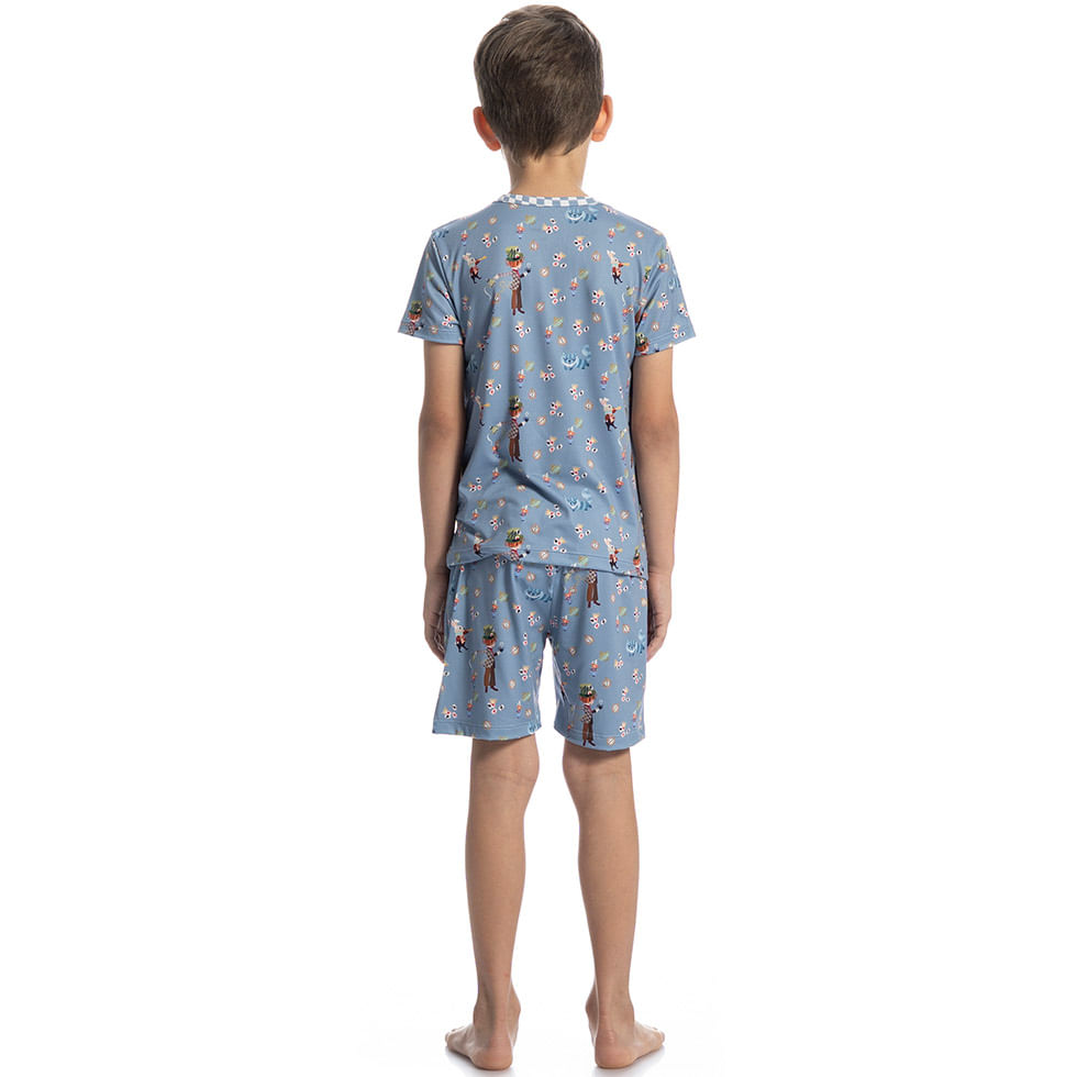 Pijama Infantil Curto Chapeleiro - Imagem 4 - Mobile