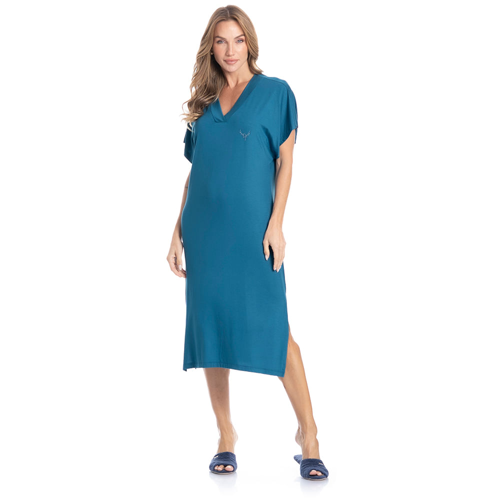Camisão Feminino Midi Lisa - Imagem 3 - Mobile