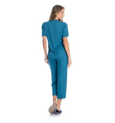Pijama Feminino Capri Lisa - Imagem 4 - Mobile
