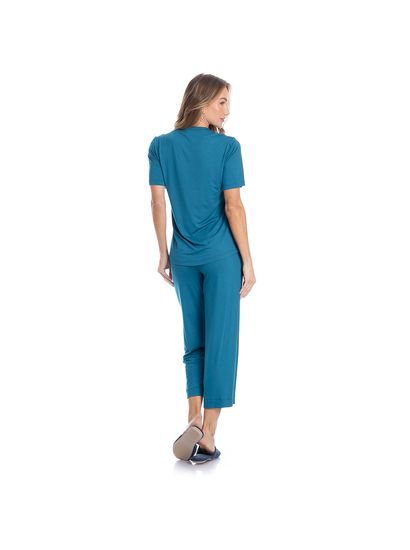 Pijama Feminino Capri Lisa - Imagem 4 - Desktop