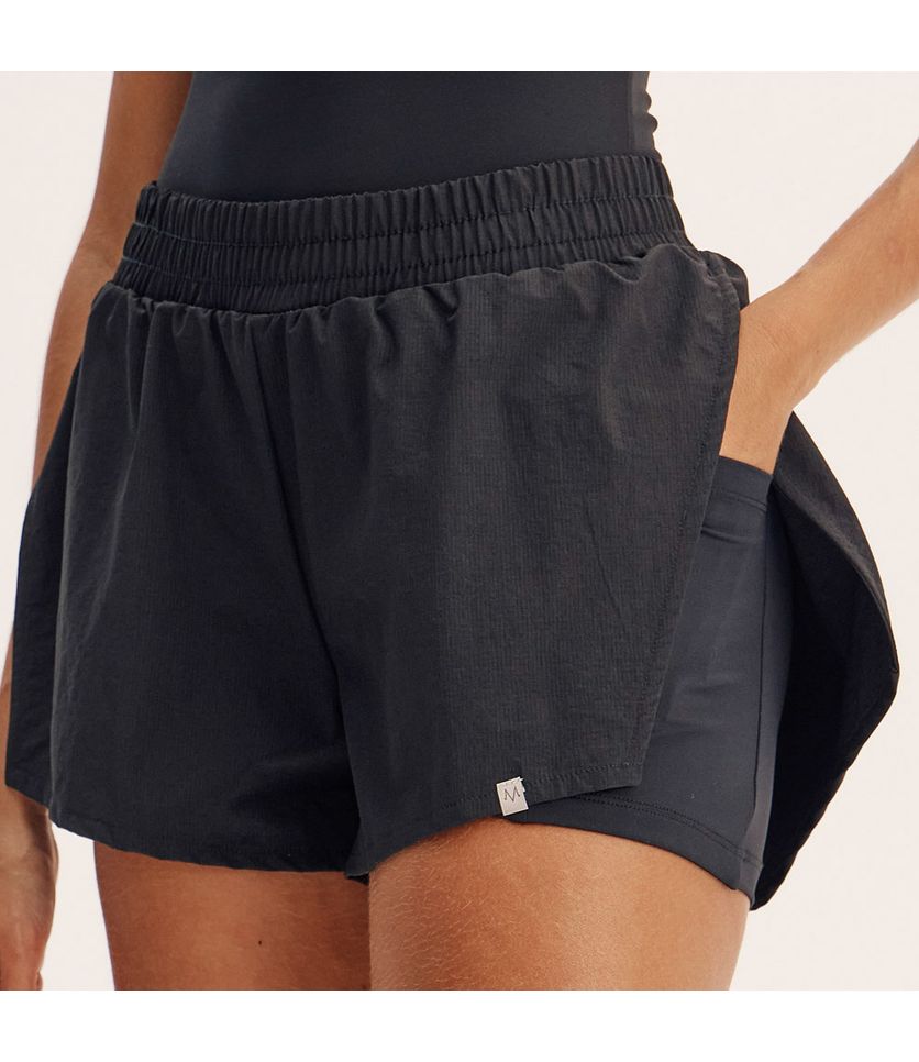 Shorts Duplo Flex Vivame - Imagem 5 - Desktop