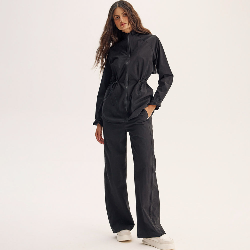 Parka Alongada Com Bolso Flex Vivame - Imagem 3 - Mobile