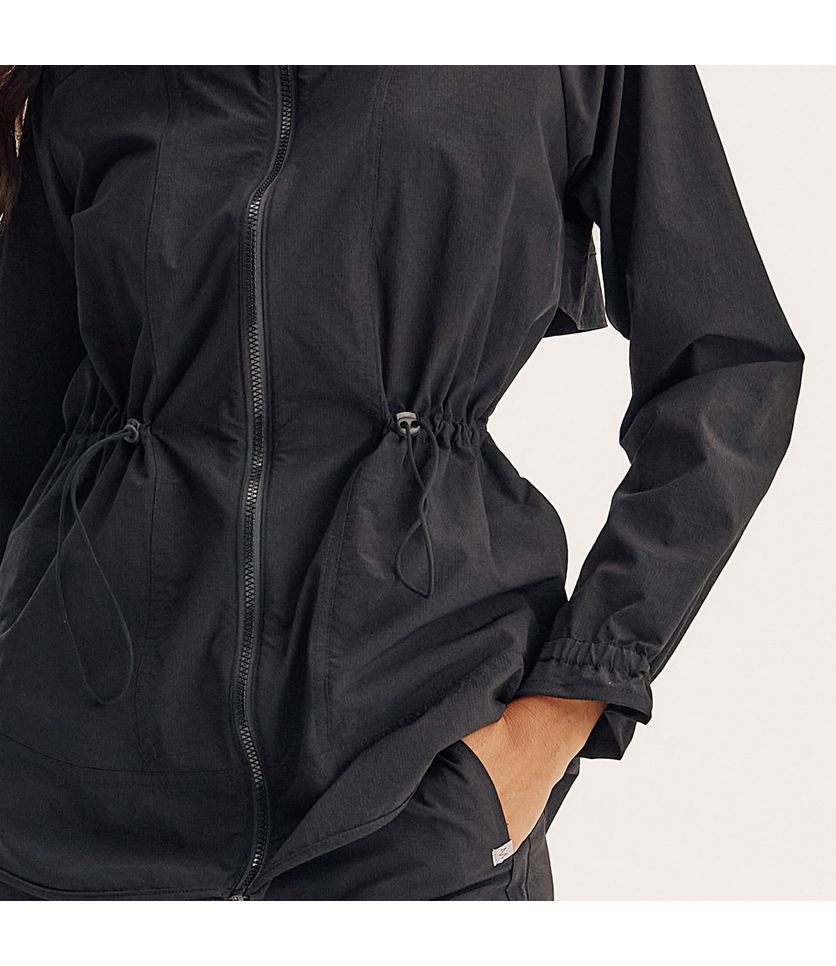 Parka Alongada Com Bolso Flex Vivame - Imagem 5 - Desktop