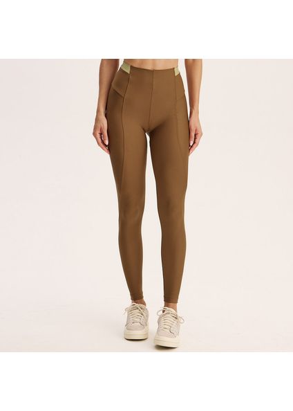 Calça Legging Invisible Shape Lux Vivame Marrom - Imagem 1