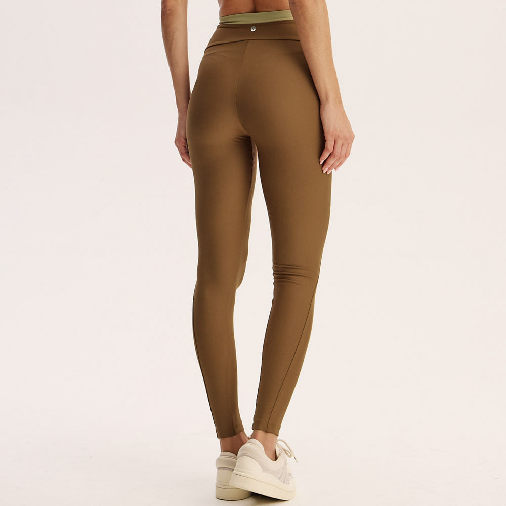 Calça Legging Invisible Shape Lux Vivame Marrom - Imagem 2