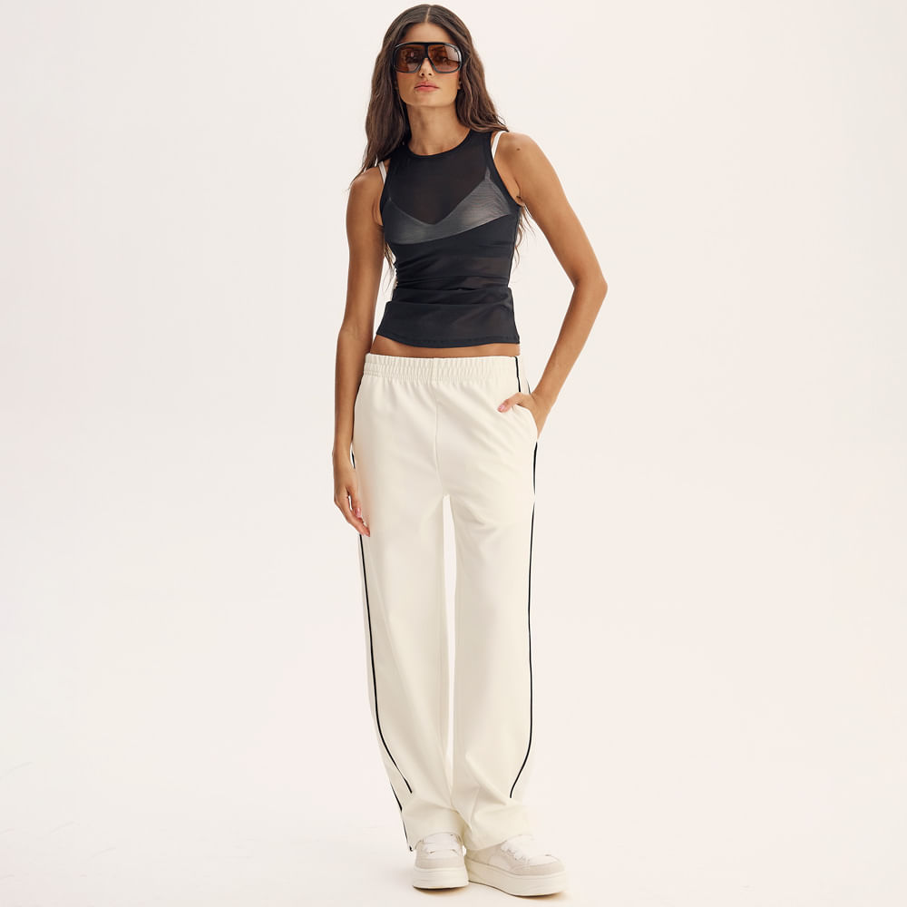 Calça Feminina Reta Com Bolsos Tess Vivame - Imagem 3 - Mobile