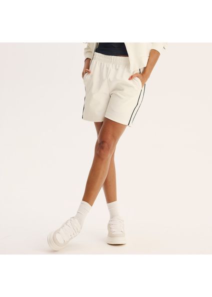 Bermuda Feminina Com Bolsos Tess Vivame Branco - Imagem 1