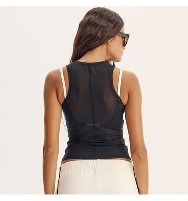 Regata De Tule Mesh - Imagem 2 - Mobile