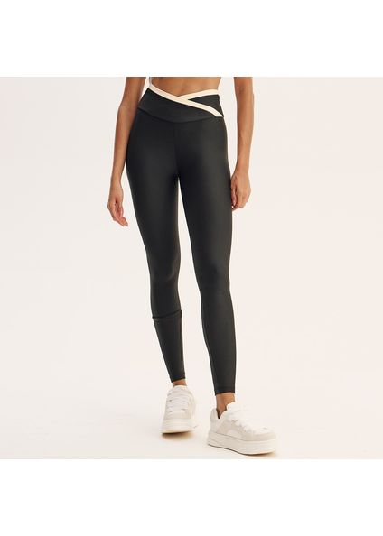 Calça Legging Wrap Shape Powerline Vivame Preto - Imagem 1